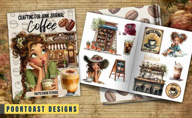 Coffee Ephemera Book – Poortoast / Kate Curry 