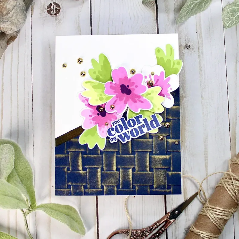 Altenew – Woven Basket 3D Embossing Folder 6