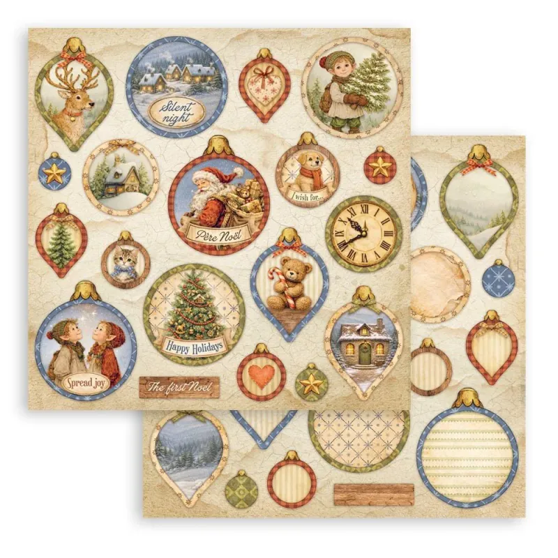 Stamperia Silent Night Paper Pad 12 × 12